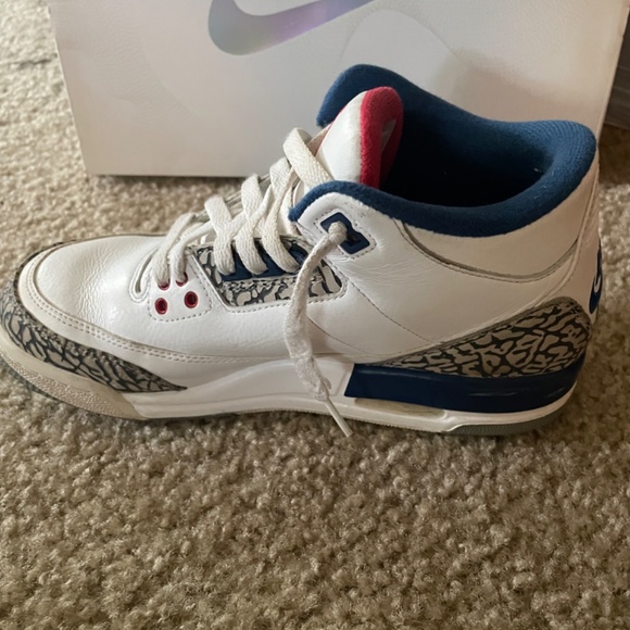Air Jordan 3 Retro OG BG. True Blue - Picture 7 of 9